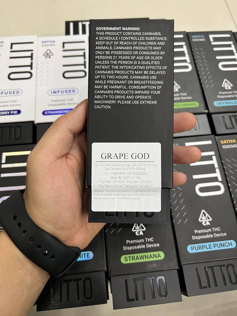 Buy 1g Litto All In One Disposable Online litto disposable