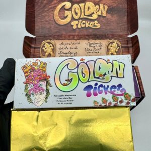 golden ticket chocolate bar