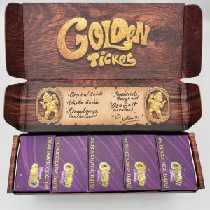 golden ticket chocolate bar