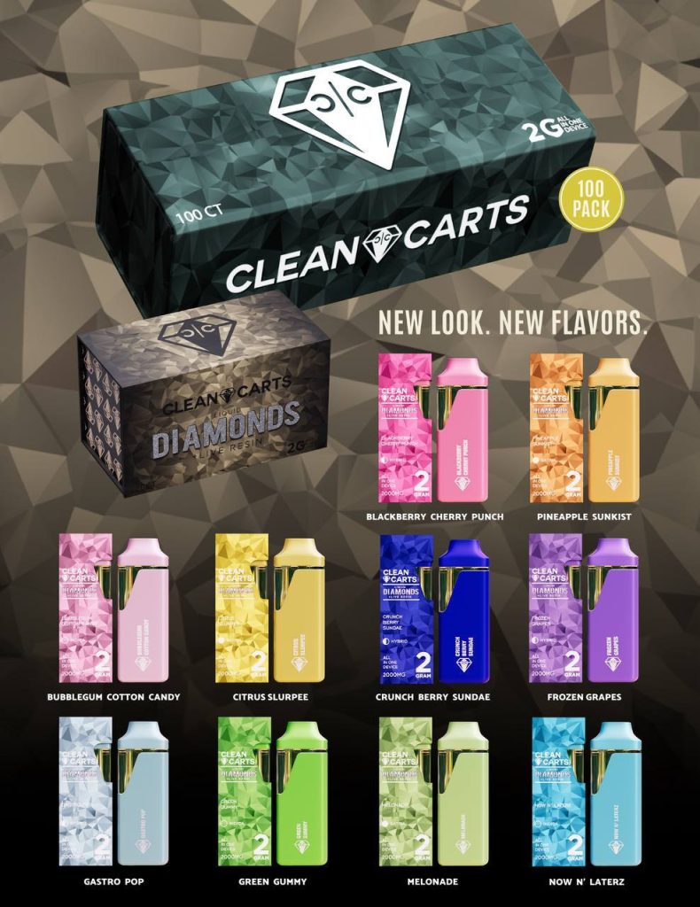 clean carts 2g disposable