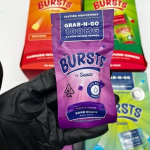 bursts by sauce edibles