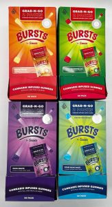 bursts by sauce edibles