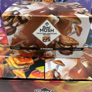 Real Mush Psilocybin chocolate squares
