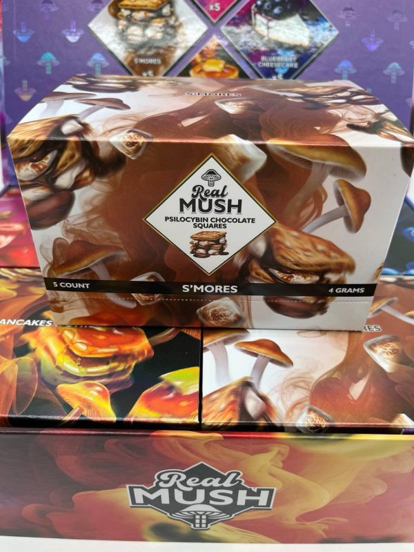 Real Mush Psilocybin chocolate squares