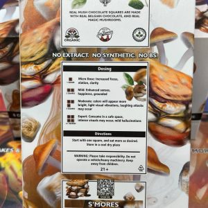 Real Mush Psilocybin chocolate squares