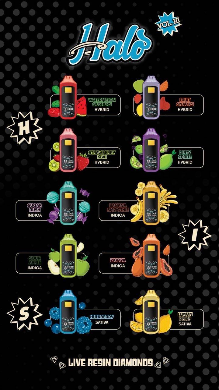 Buy 2G Halo Vol III Disposable With LED Screen Online 2G Halo Vol III Disposable