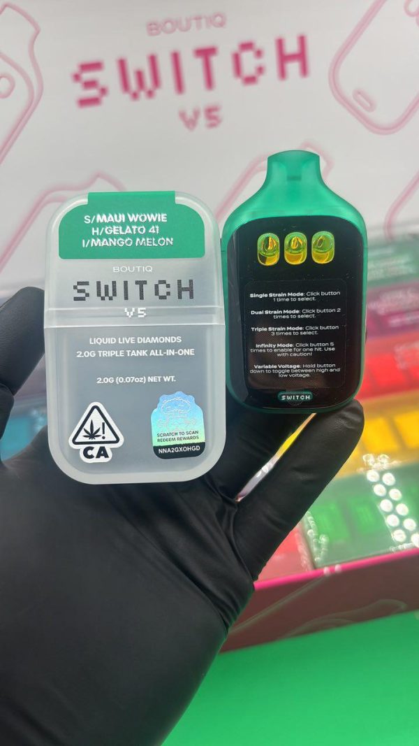 Boutiq Switch V5 Triple Tank Disposable