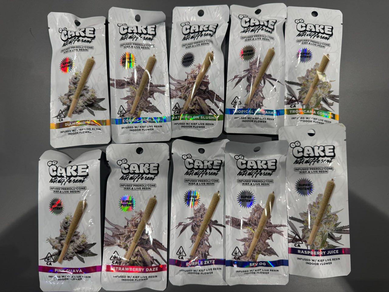 Buy OG Cake infused pre-rolls Online OG Cake infused pre-roll