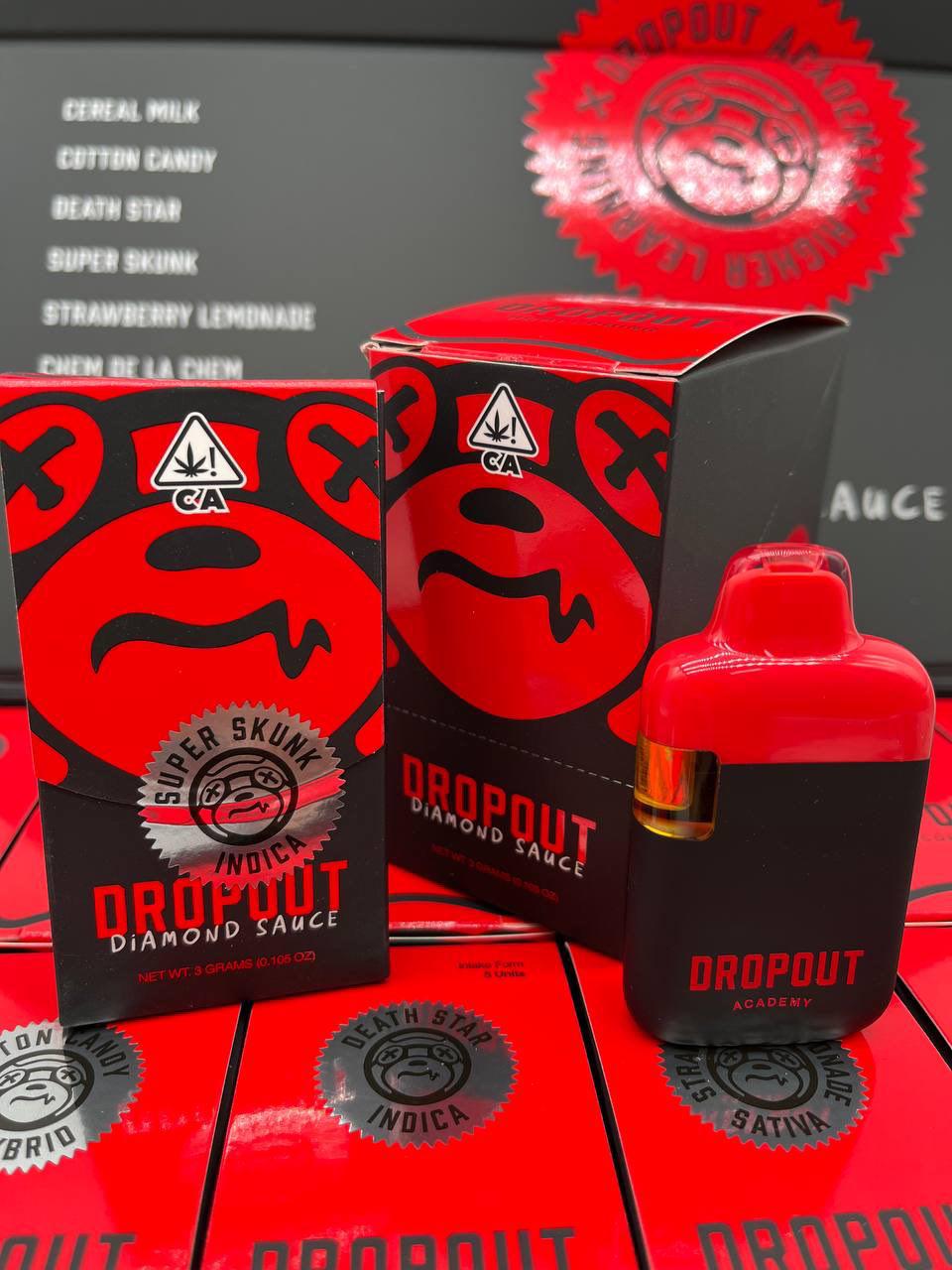 Buy Dropout Academy Diamond Sauce 3G Disposable Online Dropout Academy 3G Disposable