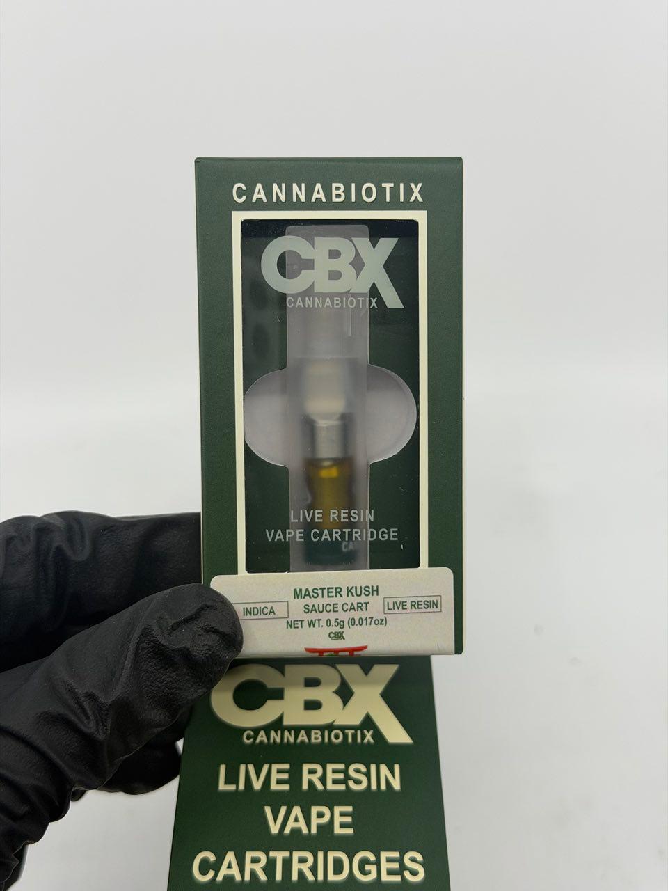 Buy CBX Live Resin Cartridge Online CBX Carts 0.5G